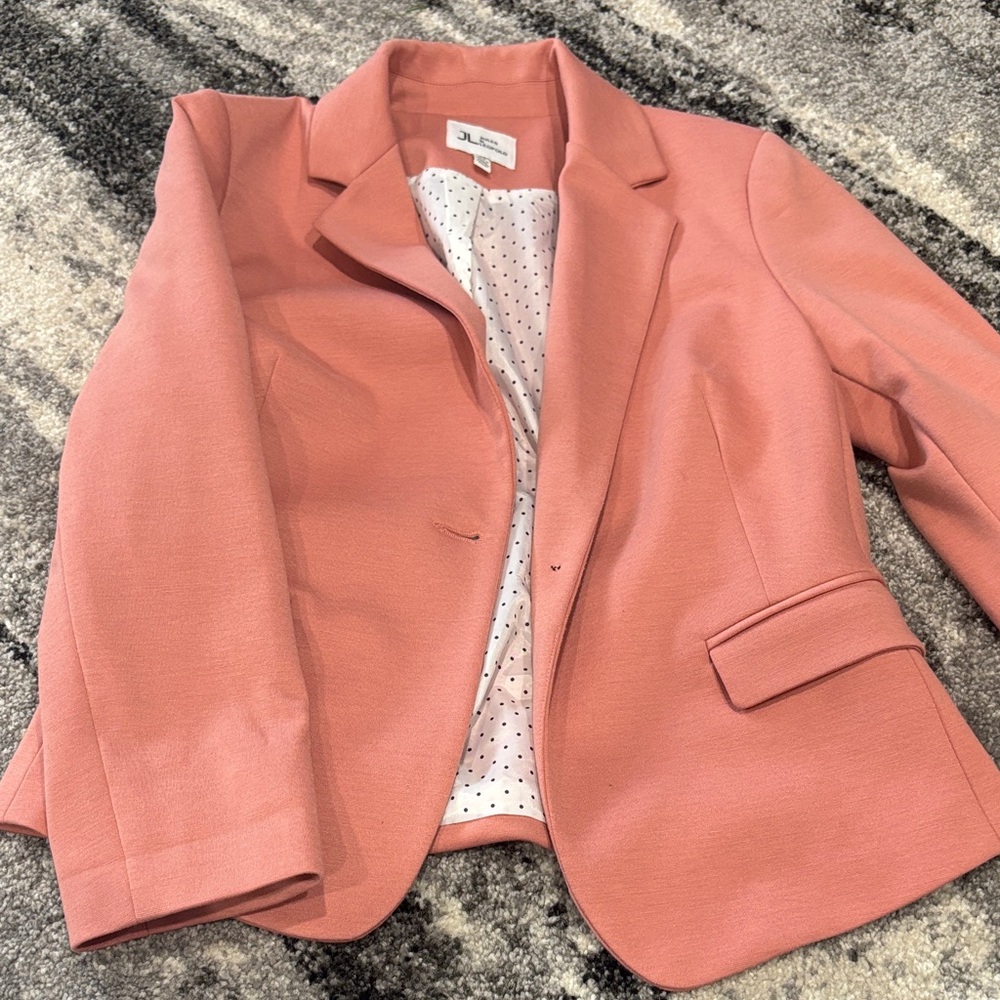 Jules & Leopold Coral Blazer